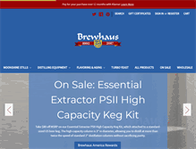 Tablet Screenshot of brewhaus.com